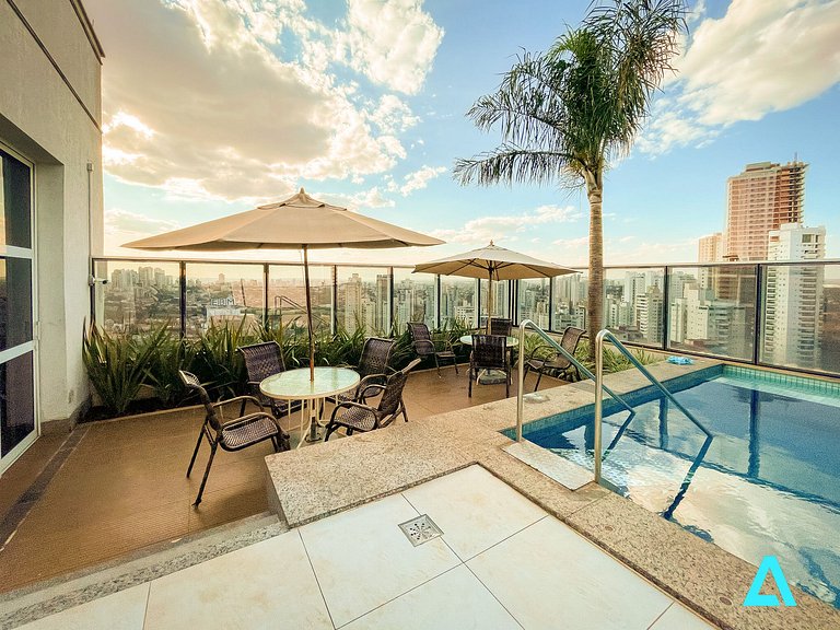 Piscina Rooftop, Jd Goiás, Metropolitan Barcelona